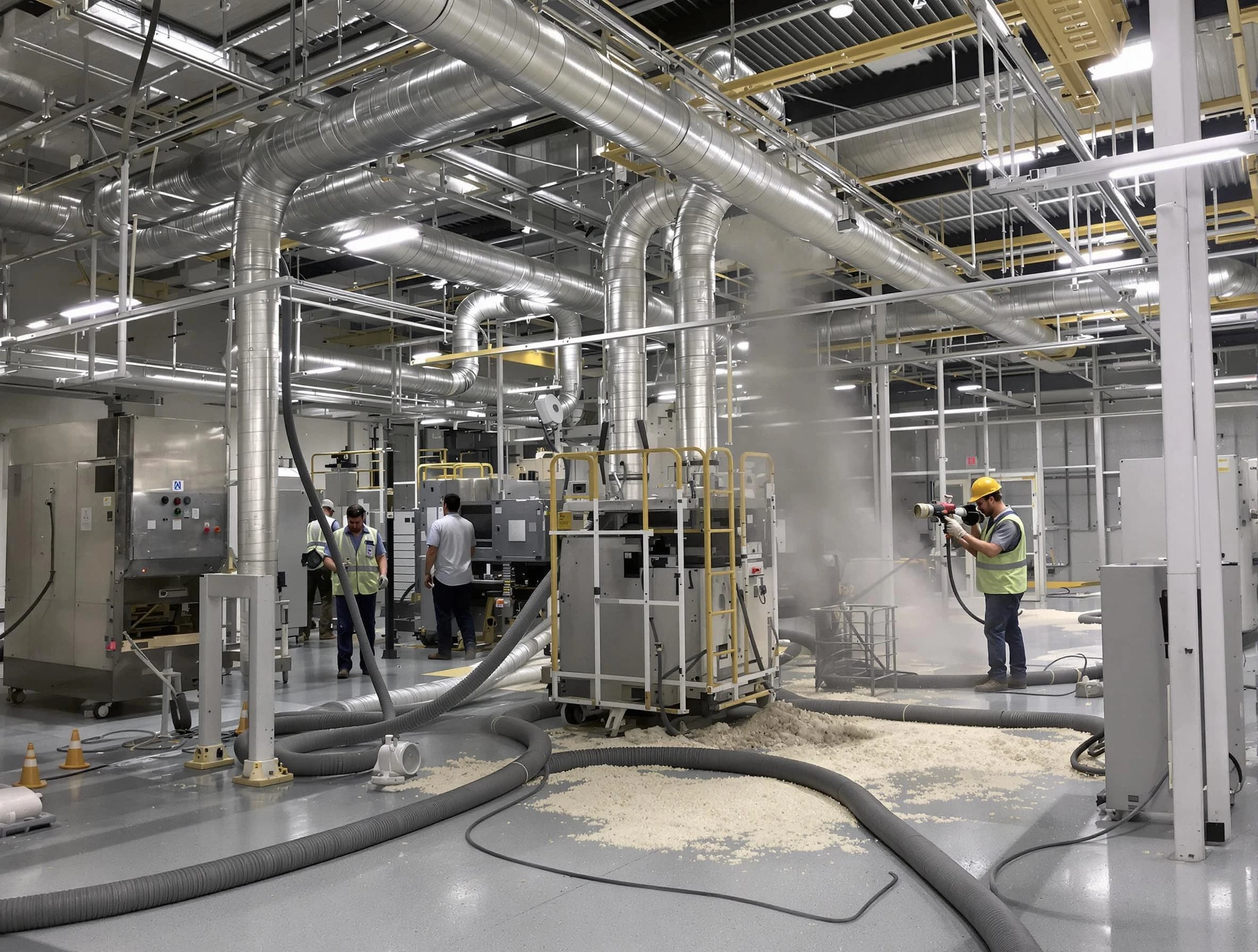 Heavy-duty industrial duct cleaning by Spanish Fork Air Duct Cleaning in Spanish Fork