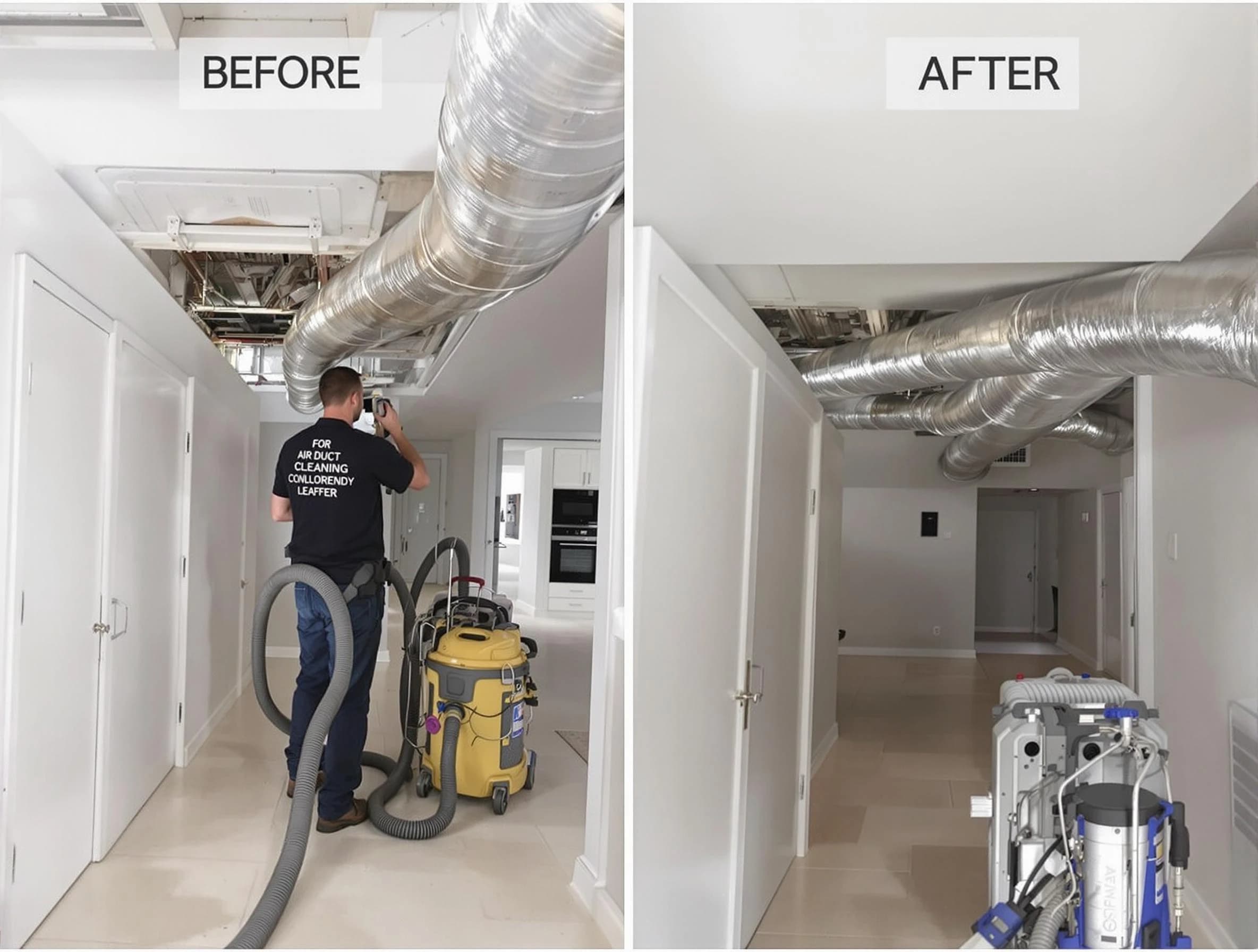 Spanish Fork Air Duct Cleaning professional performing thorough air duct cleaning in Spanish Fork
