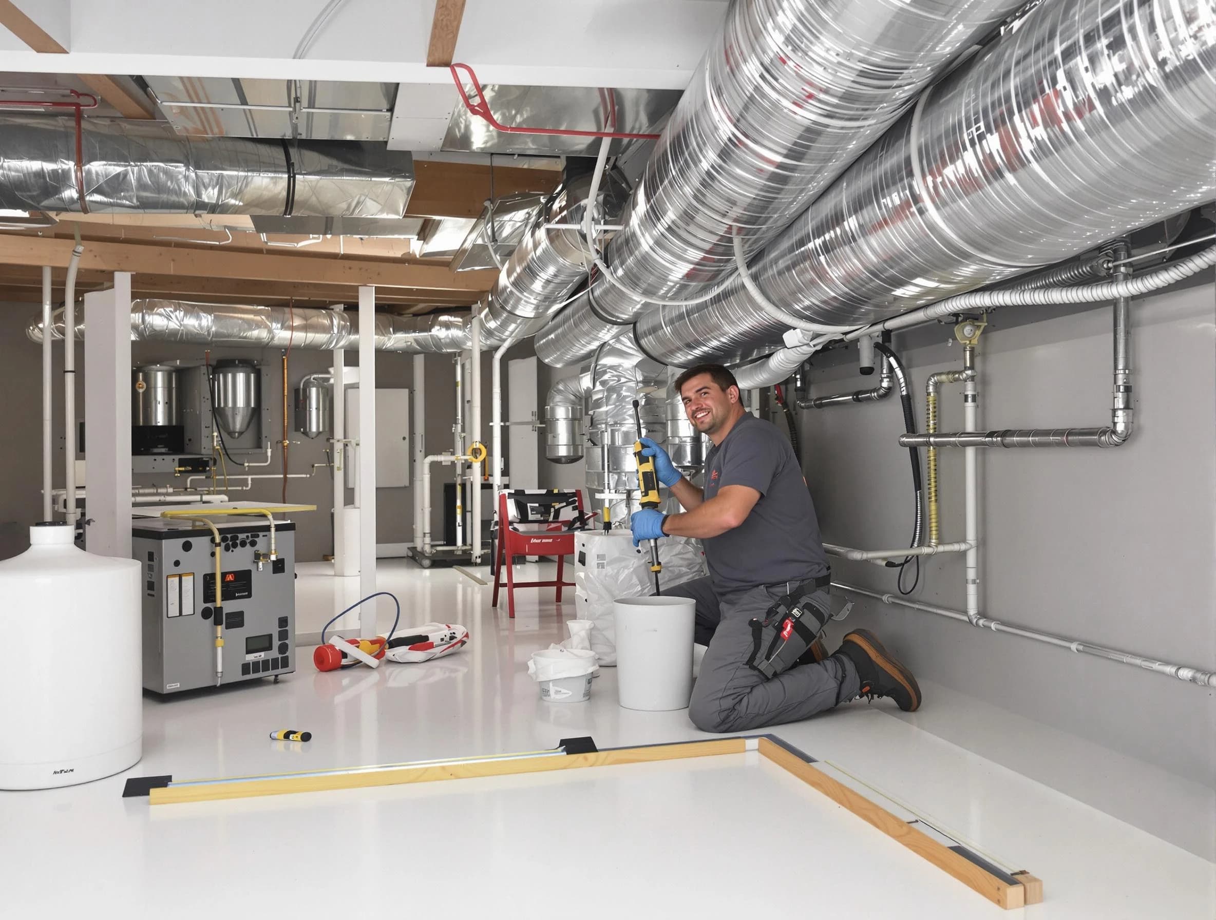 Professional duct sealing service by Spanish Fork Air Duct Cleaning in Spanish Fork