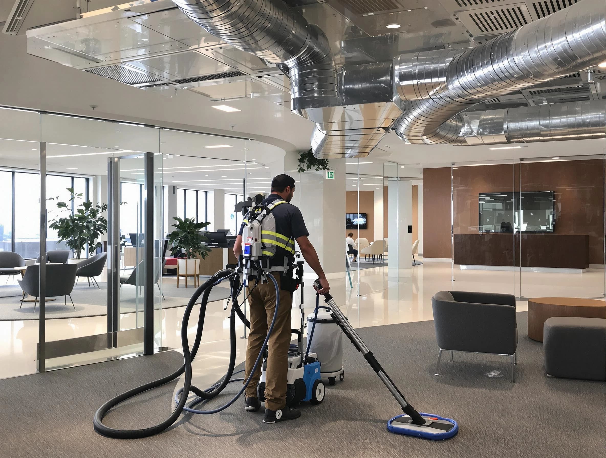 Commercial duct cleaning service by Spanish Fork Air Duct Cleaning in Spanish Fork