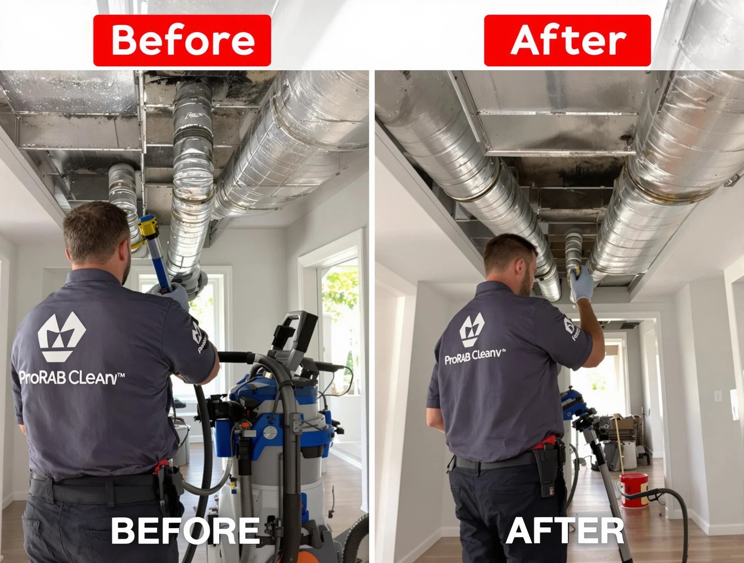 Spanish Fork Air Duct Cleaning expert performing thorough residential duct cleaning in a Spanish Fork home